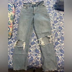 Abercrombie Curve Love Ultra High Rise 90s Straight Jean